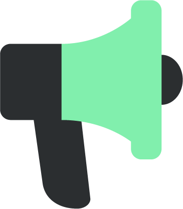 Picto megaphone communication