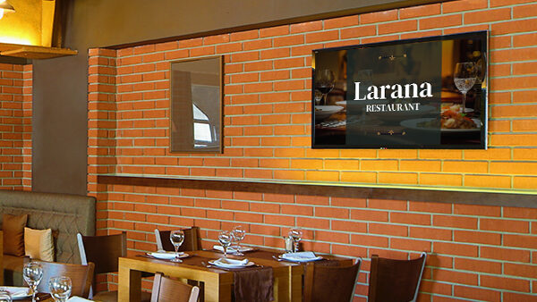 Affichage dynamique CHR : Restaurant écran d'accueil