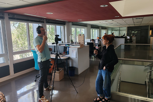 Vidéo de recrutement : SVD Studio de Valence en plein tournage d'une vidéo