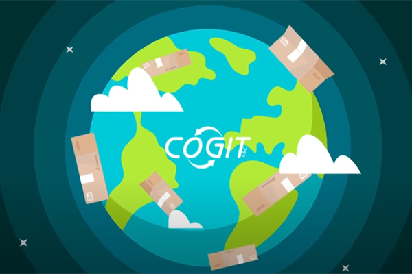 motion design communication visuelle : exemple de création de vidéo animée pour Cogit