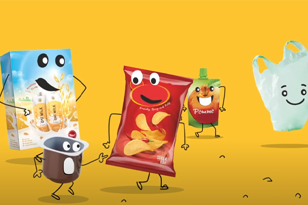 motion design communication visuelle : exemple de création de vidéo animée pour Valence Romans Agglo